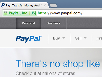 PayPal website