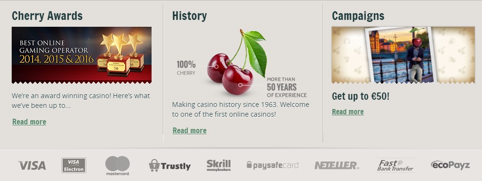 cherrycasino bonuses